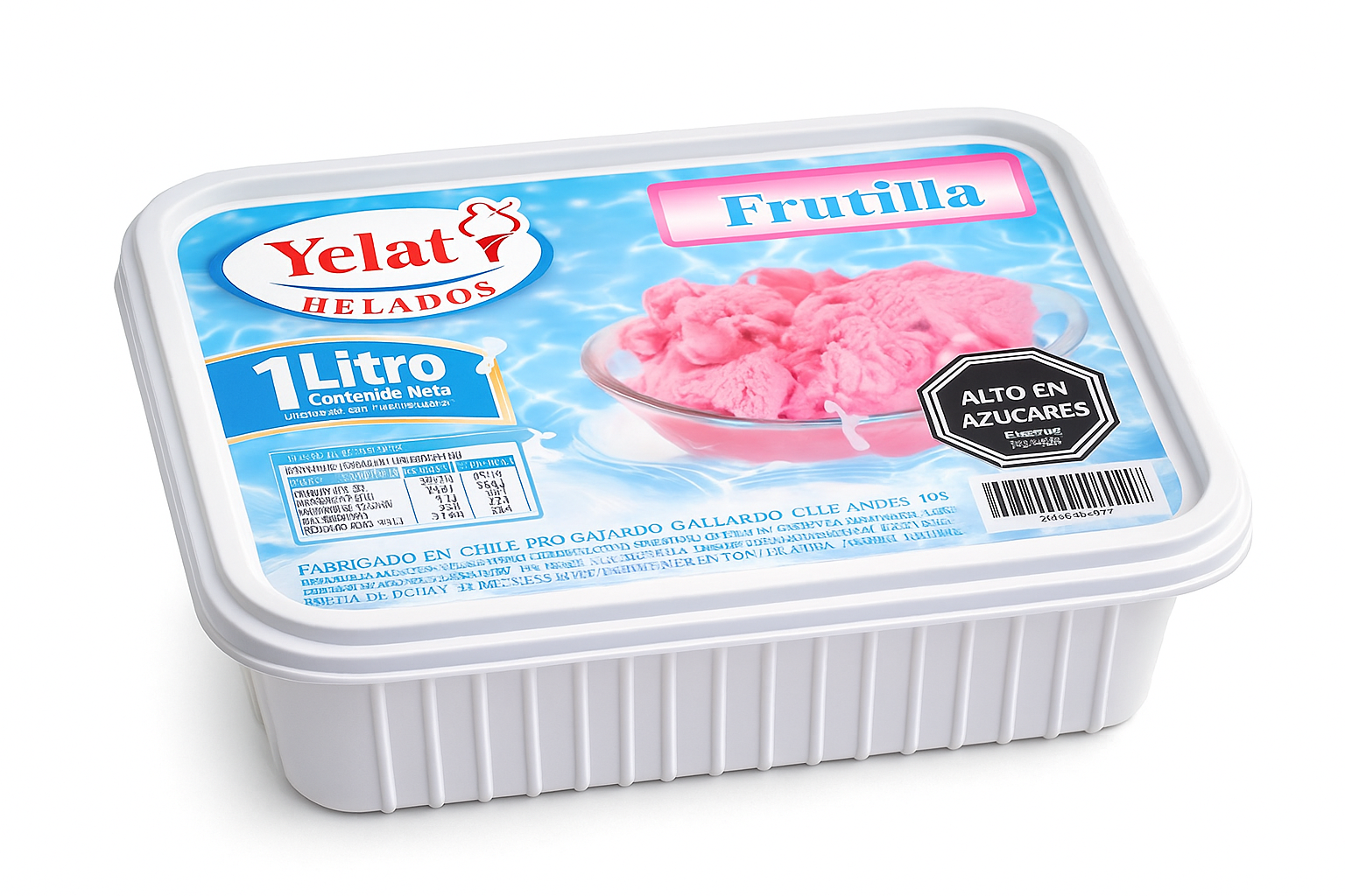 Helado de Frutilla - Yelaty