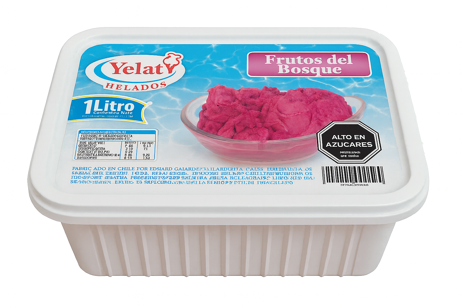 Helado de Frutilla - Yelaty
