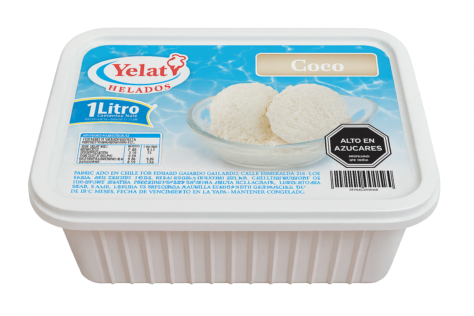 Helado de Frutilla - Yelaty