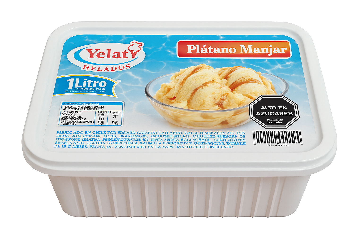 Helado de Frutilla - Yelaty