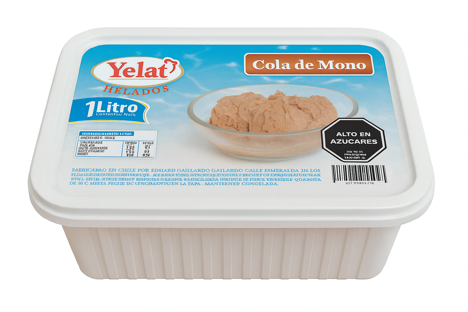 Helado de Frutilla - Yelaty